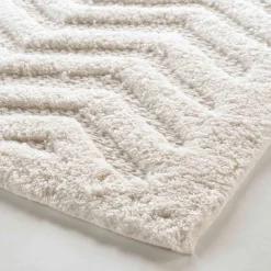 Tapis de bain coton (50 x 80 cm) Angelis Blanc