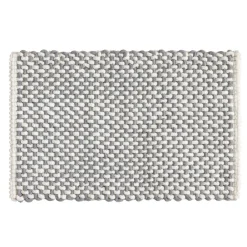 Tapis de bain effet tissé en relief (50 x 80 cm) Rafael Gris