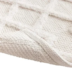 Tapis de bain en coton (50 x 80 cm) Otis Beige