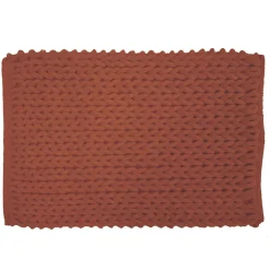 Tapis de bain en coton (50 x 80 cm) Ariel Terracotta