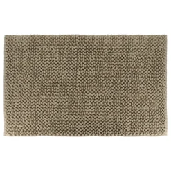 Tapis de bain microfibre (50 x 80 cm) Boules Taupe
