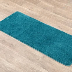 Tapis de bain microfibre (50 x 120 cm) Hiro Bleu canard