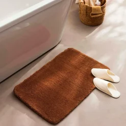 Tapis de bain microfibre (50 x 80 cm) Maël Terracotta