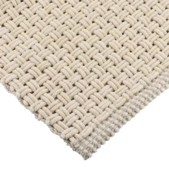 Tapis de bain microfibre (45 x 90 cm) Maille Beige