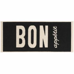 Tapis de cuisine (50 x 120 cm) Appetito Noir