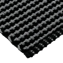 Tapis de salon coton (50 x 120 cm) Mimetisme Gris anthracite et noir