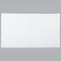 Tapis de salon coton (50 x 90 cm) Mimetisme Blanc