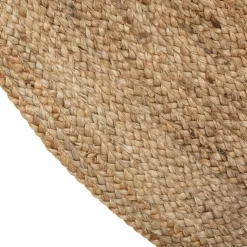 Tapis de salon jute rond (120 cm) Gio Beige
