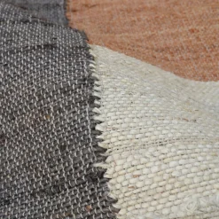 Tapis de salon rectangulaire jute et coton (160 x 230 cm) Freya Multicolore