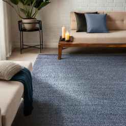 Tapis de salon rectangulaire matière recyclée (160 x 230 cm) Sabana Gris