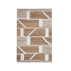 Tapis de salon rectangulaire jute (160 x 230 cm) Paris Beige