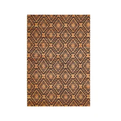 Tapis de salon rectangulaire jute tissée main (160 x 230 cm) Meera Beige
