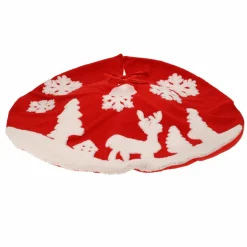 Tapis de sapin rond (D85 cm) Forêt de Noël