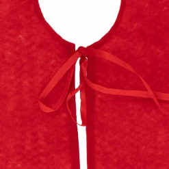 Tapis de sapin rond (D90 cm) Père Noël rigolo