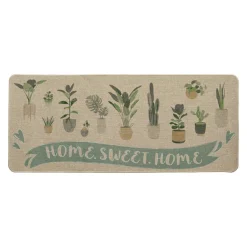 Tapis d'entrée antidérapant (50 x 120 cm) Home Sweet Home Beige