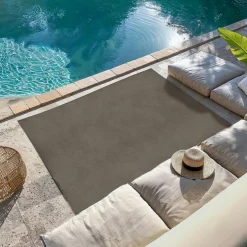 Tapis d'extérieur rectangulaire (140 x 200 cm) Acora Bronze