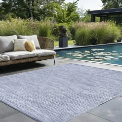 Tapis d'extérieur rectangulaire (160 x 230 cm) Bono Gris Graphite