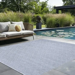 Tapis d'extérieur rectangulaire (160 x 230 cm) Orlando Perle