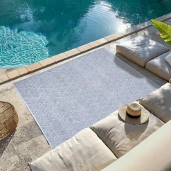 Tapis d'extérieur rectangulaire (120 x 170 cm) Orlando Perle