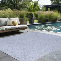 Tapis d'extérieur rectangulaire (160 x 230 cm) Pablo Noir cendré