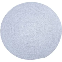 Tapis d'extérieur rond (D160 cm) Pablo Noir cendré