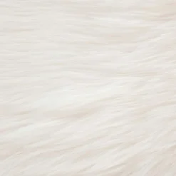 Tapis fausse fourrure (90 x 60 cm) Fisher Blanc