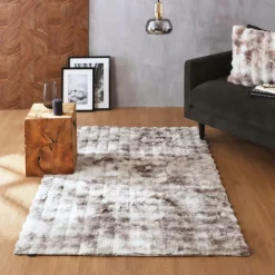 Tapis fausse fourrure (120 x 170 cm) Toronto Taupe
