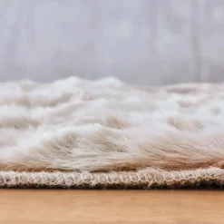 Tapis fausse fourrure (60 x 120 cm) Toronto Taupe