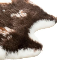 Tapis fausse peau de vache (100 x 94 cm) Vache Marron