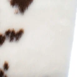 Tapis fausse peau de vache (100 x 94 cm) Vache Marron