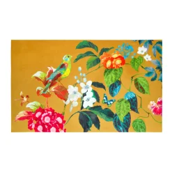 Tapis multi-usage antidérapant (45 x 75 cm) Emmy Jaune moutarde