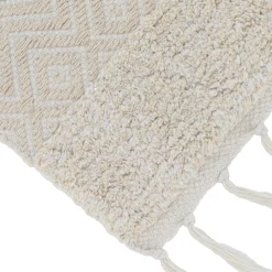 Tapis salon coton (45 x 90 cm) Rose Beige