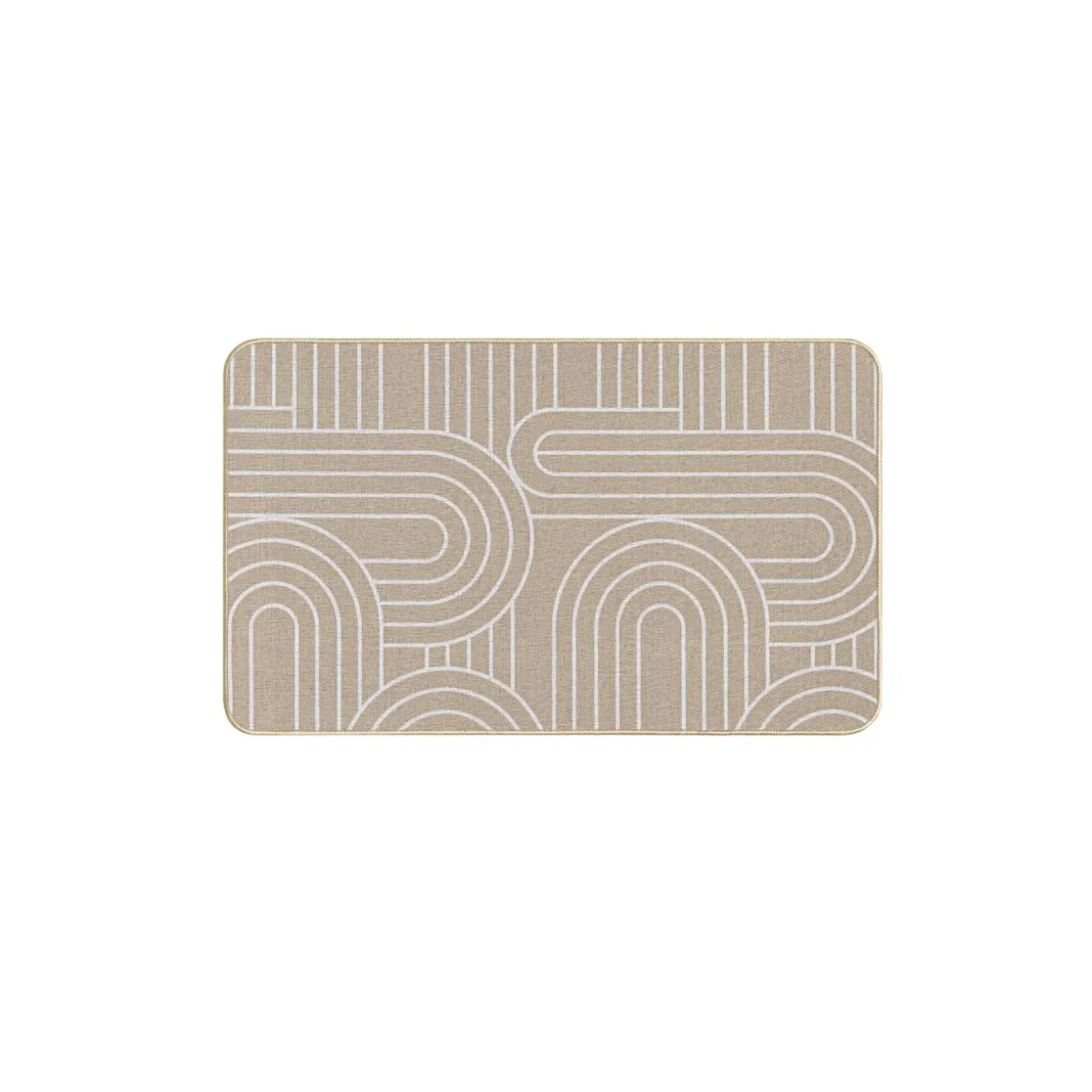 Tapis tissé antidérapant (45 x 75 cm) Modul Blanc