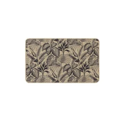 Tapis tissé antidérapant (45 x 75 cm) Stylis Noir
