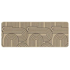 Tapis tissé antidérapant (45 x 120 cm) Modul Noir