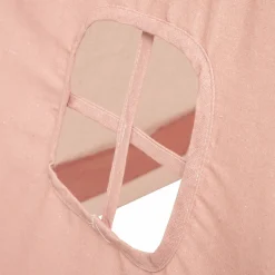 Tipi enfant bois et tissu (H160 cm) Wapi Rose