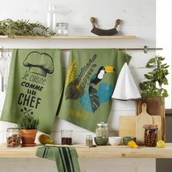 Torchon (70 cm) Brazilia Vert