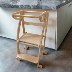 Tour d'observation pliable en bois (H92 cm) Roma Beige