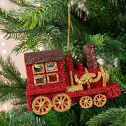 Train de Noël (H7,50 cm) Rouge