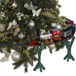 Train électrique musical à piles pour sapin (D88 cm) King's Cross