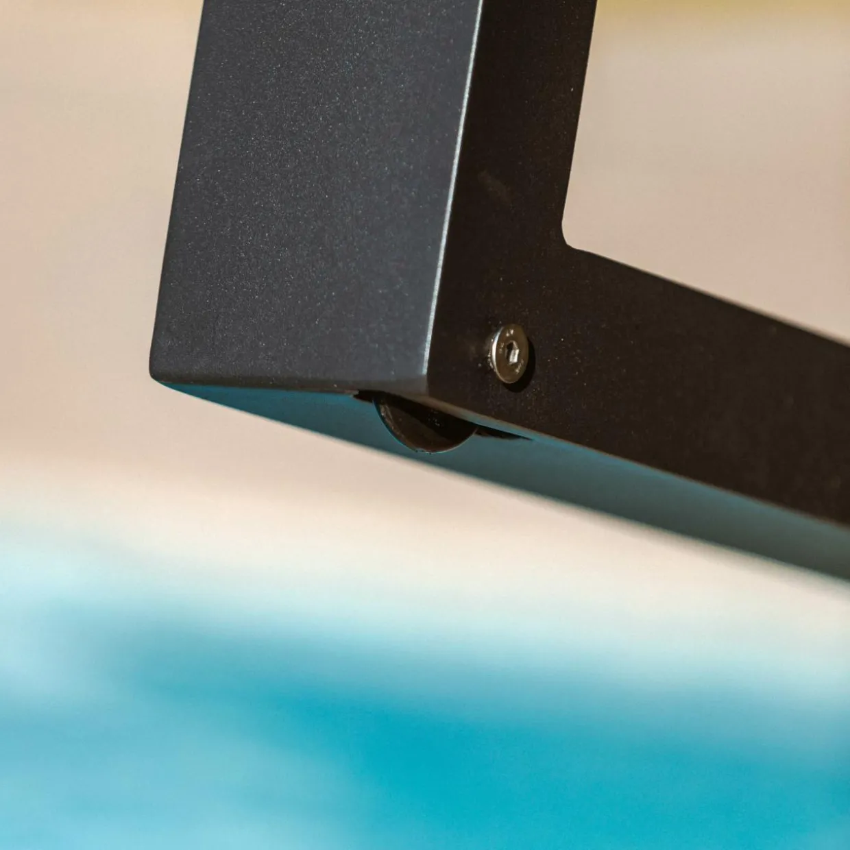 Transat en aluminium Elba Gris anthracite