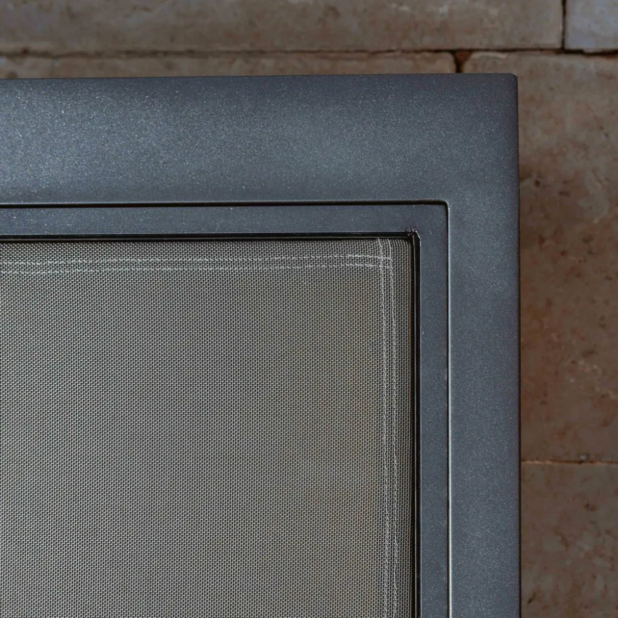 Transat en aluminium Elba Gris anthracite