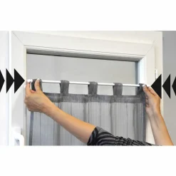 Tringle extensible Fix'vit (30 à 50 cm) Argent