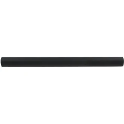 Tringle rideau métal extensible (L185 - L350 cm / D17 - D20 mm) Jim Noir mat