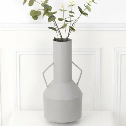 Vase en métal (H45 cm) Deli Gris