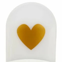 Veilleuse enfant secteur (6 cm) Cœur Blanche