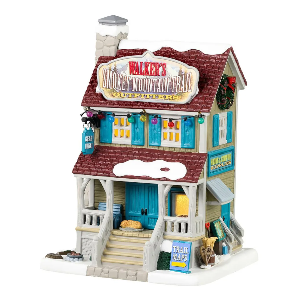 Village de Noël Lemax à piles lumineux Boutique des randonneurs