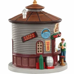 Village de Noël Lemax à piles lumineux Le kiosque Stout Shack