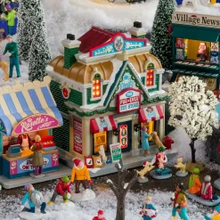 Village de Noël Lemax à piles lumineux Boutique de jouets Fur-Ever