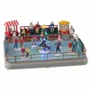 Village de Noël Lemax lumineux, musical et en mouvement Patinoire extérieure